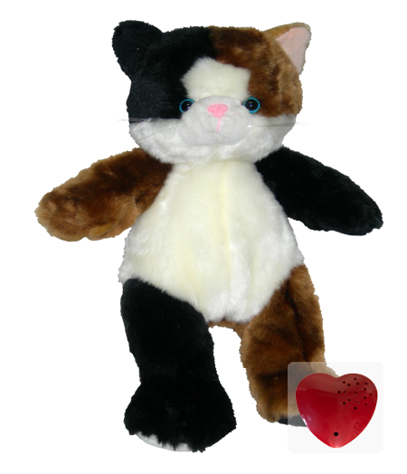 Plush Animal Calico Cat - 15 Inch