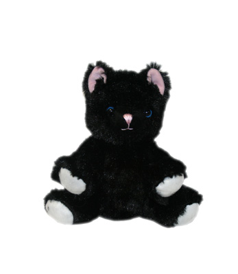 Black Cat  Heartbeat Huggables