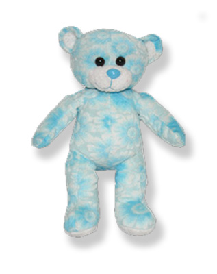 Petals - Blue Petal Bear mini Heartbeat Huggables