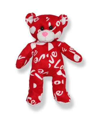 Loves -Red Love Heartbeat Huggables Bear
