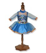 Blue Doll Dance Dress - Fits 18 inch Doll