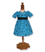Blue Doll Dance Dress - Fits 18 inch Doll