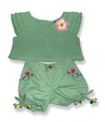 Girl Summer Pants on Top - Fits 15 Inch Plush Animal