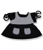 Black Top with White Stripes - Fits 15 Inch Plush Animal