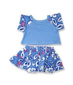 Blue Top and Skirt - Fits 15 Inch Plush Animal