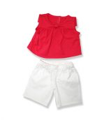 Pink Top and White Pants - Fits 15 Inch Plush Animal