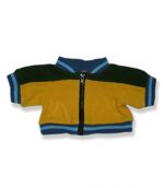 Yellow and Black Fleece Jacket - Fits 15 Inch Plush Animal