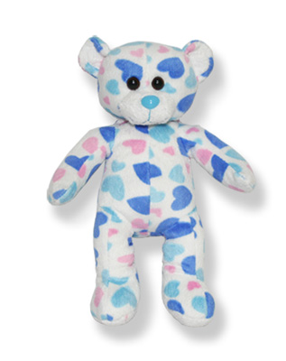 Blue Hearts Mini Heartbeat Huggables Bear