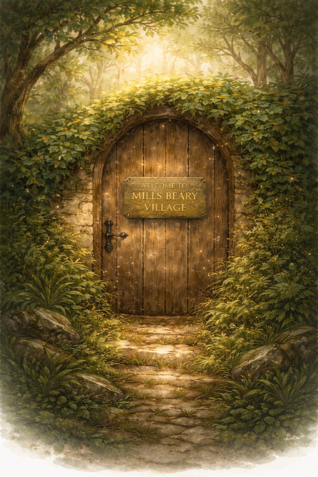 The Wooden Door to Mills Beary